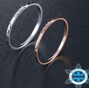 NEW 18k/.925 Rose Gold Dainty Stacking‎ Midi Pinky Knuckle Ring
